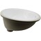 Novatto Oval Undermount White Porcleain Sink with Overflow, 19.5" x 16" NP-U191307 - alternate 5